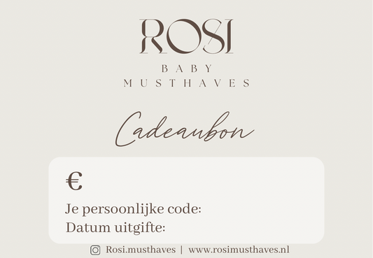 Rosi Musthaves cadeaubon fysiek