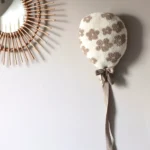 teddy ballon bloemen wit