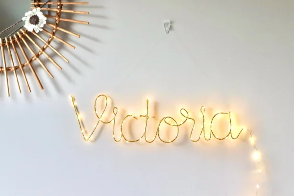 Naamlampje - Persoonlijk LED nachtlampje voor kinderkamer