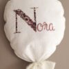 Linnen stoffen ballon met bloemen letter - Afbeelding 6