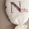 Linnen stoffen ballon met bloemen letter - Afbeelding 5